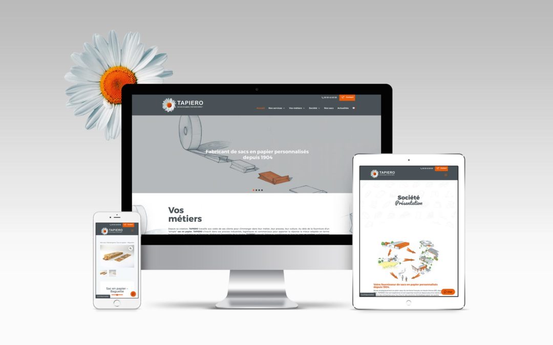 Le nouveau site internet Tapiero