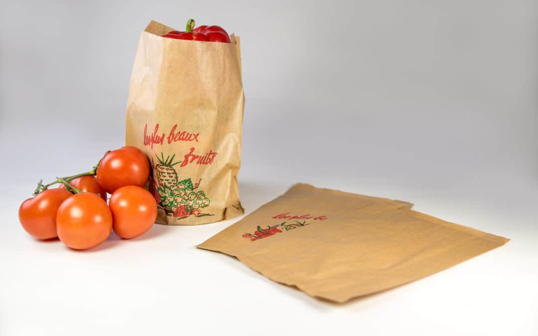 Place aux sacs en papier pour emballer vos fruits et légumes !